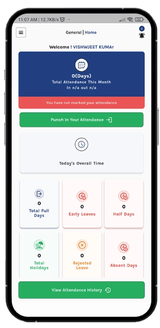 Mobile app development screenshot