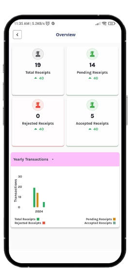 Mobile app development screenshot